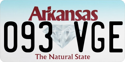 AR license plate 093VGE
