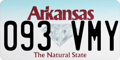 AR license plate 093VMY