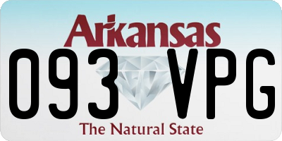 AR license plate 093VPG