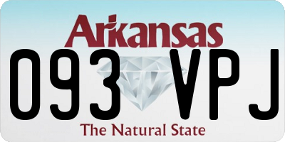 AR license plate 093VPJ