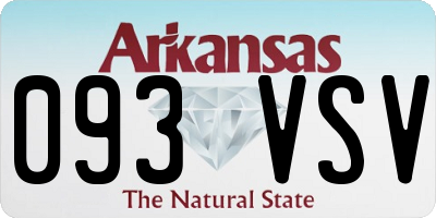 AR license plate 093VSV