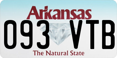 AR license plate 093VTB