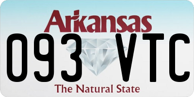 AR license plate 093VTC