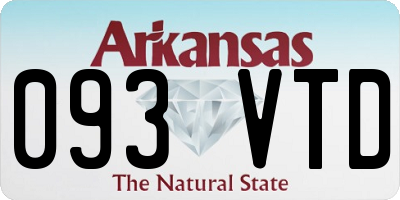 AR license plate 093VTD