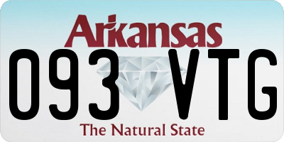 AR license plate 093VTG