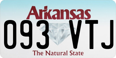 AR license plate 093VTJ
