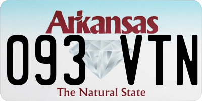 AR license plate 093VTN