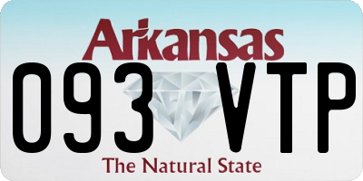 AR license plate 093VTP