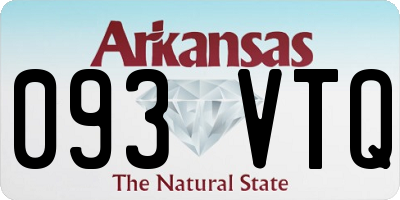 AR license plate 093VTQ
