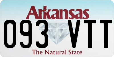 AR license plate 093VTT