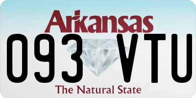 AR license plate 093VTU