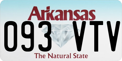 AR license plate 093VTV