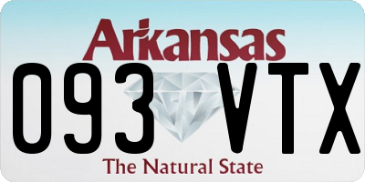 AR license plate 093VTX