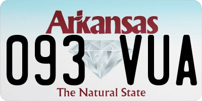 AR license plate 093VUA