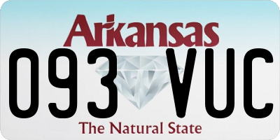 AR license plate 093VUC
