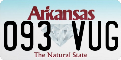 AR license plate 093VUG