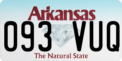 AR license plate 093VUQ