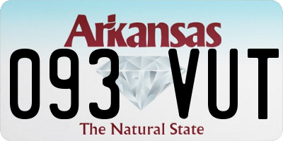 AR license plate 093VUT