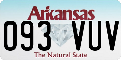 AR license plate 093VUV