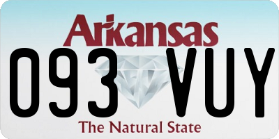 AR license plate 093VUY