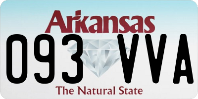 AR license plate 093VVA