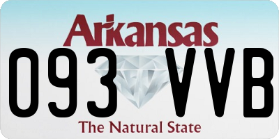 AR license plate 093VVB