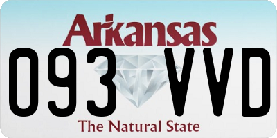 AR license plate 093VVD