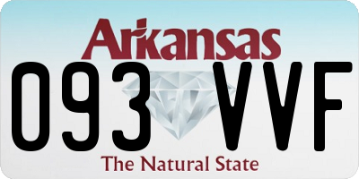 AR license plate 093VVF