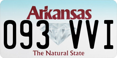 AR license plate 093VVI