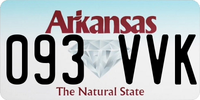 AR license plate 093VVK