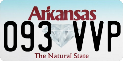 AR license plate 093VVP