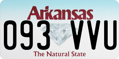 AR license plate 093VVU