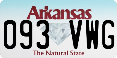 AR license plate 093VWG