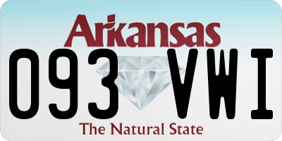 AR license plate 093VWI