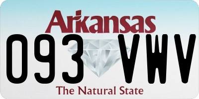 AR license plate 093VWV