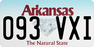 AR license plate 093VXI