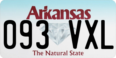 AR license plate 093VXL