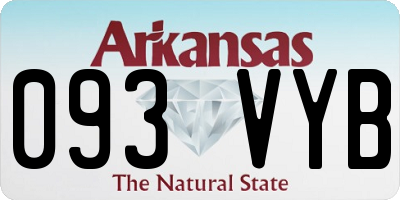 AR license plate 093VYB