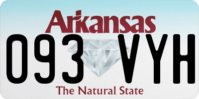 AR license plate 093VYH