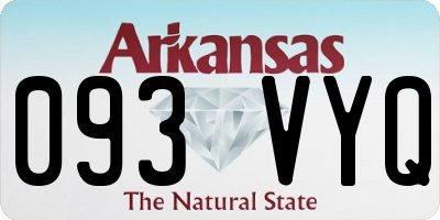 AR license plate 093VYQ