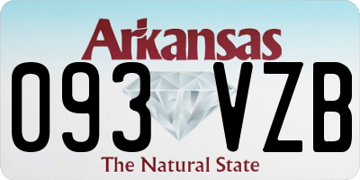 AR license plate 093VZB