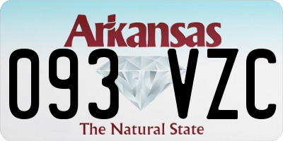 AR license plate 093VZC