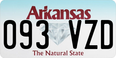 AR license plate 093VZD