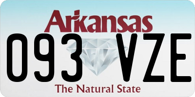 AR license plate 093VZE