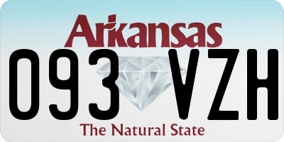 AR license plate 093VZH
