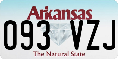 AR license plate 093VZJ