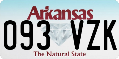AR license plate 093VZK