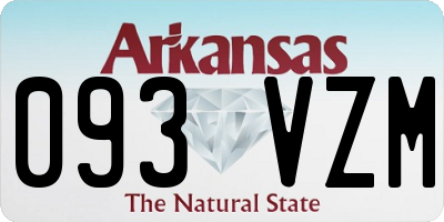 AR license plate 093VZM