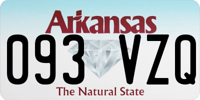 AR license plate 093VZQ