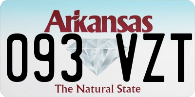 AR license plate 093VZT